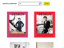 Tablet Screenshot of jeremyliebman.com